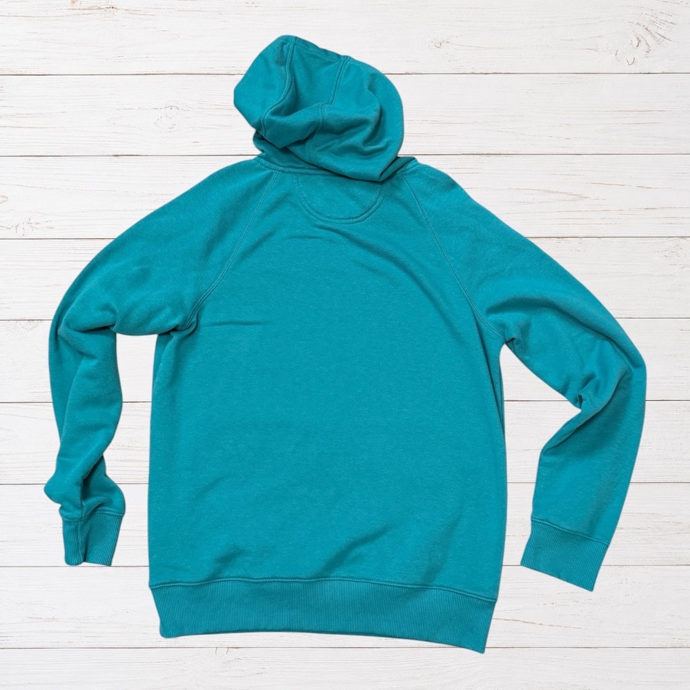 Carhartt Force Teal Hoodie Womens S Relaxed Fit Workwear Gorpcore TS5569 - Picture 2 of 11